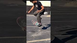 Nollie tre flip tutorial? #skateboarding #shorts