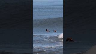 Guy turns and catches the perfect wave we all dream about #surf