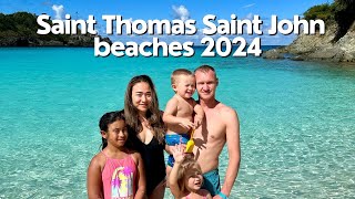 Saint Thomas (STT) vacation with kids | St. John and St. Thomas beaches for Caribbean vacation.