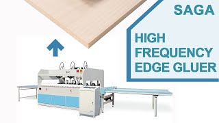 Need Wide panels? How to use HF edge glue press to make panels by edge joining board