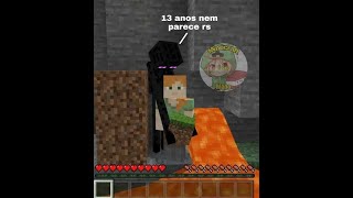 o que acontece se eu fizer isso no Minecraft jogando pela primeira vez