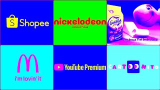 Best logo Compilation Effects:Shopee, YouTube Premium, Goldfish, cartoonito, MacDonald logo Effects