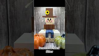 Scarecrow Shelf Sitter #plaidcrafts #plaidcreators @plaidcrafts