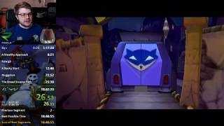 Sly Cooper Quadfecta speedrun in 17:38:33 [Former WR]