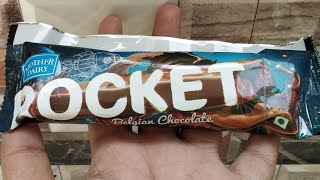 MotherDairy Rocket | Belgian Chocolate Icecream.    Close Look