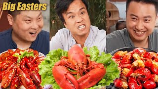 What a big lobster!|TikTok Video|Eating Spicy Food and Funny Pranks|Mukbang