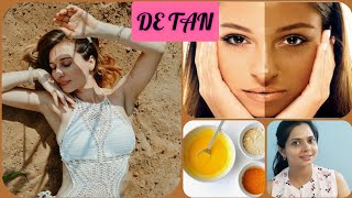 Tan Removal Home Remedy. Face Pack to Remove Sun Tan instantly. Pigmentation Lighten. Glow Pack.