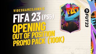 FIFA 23, Opening a Out of Position Promo Pack with a 100K Value