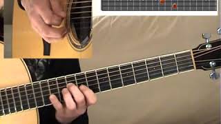 Am7 Arpeggio all shapes once Guitar Exercise - Step 6