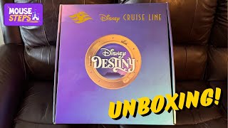 Disney Destiny Unboxing of Media Gift from Disney Cruise Line  - Hints Before 3-Day Late July Reveal