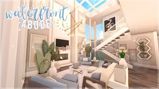 Bloxburg | Modern Waterfront Abode | Roblox | House Build