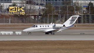 Cessna 525 Citation CJ1 from Airlink OE-FIX arrival at Munich Airport MUC EDDM