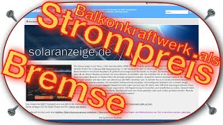 Balkonkraftwerk Teil 3 Solaranzeige