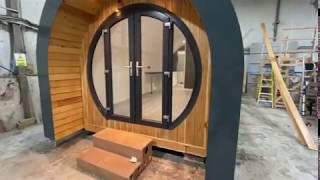 8m Rhinnog walk around Glamping Camping Pod