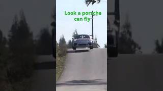 Look porsche can fly 😱🤣