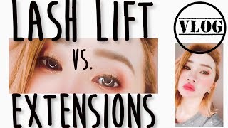 LASH LIFT vs. EXTENSIONS | MY THOUGHTS BETWEEN THE TWO