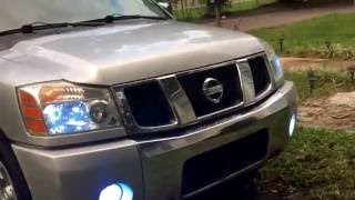 Nissan armada with HID lights low beam and fog lights 10k