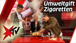 Vergiften Zigaretten unser Trinkwasser? Experiment mit @BreakingLab  | stern TV Talk