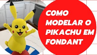 PIKACHU TUTORIAL- FONDANT \ PASTA AMERICANA - COMO MODELAR