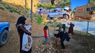 Nomadic Life: Horrible Peugeot Accident Near Family Tent 🚗