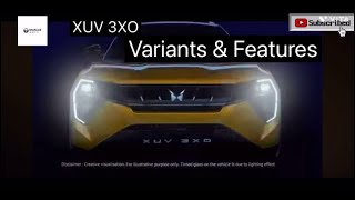 Mahindra XUV 3XO | All Variants & Features Explained#mahindra #xuv3xo #latestnews