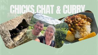 Discovering hidden chicks, cooking curry, and chatting on a narrowboat