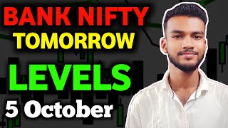 Tomorrow Bank Nifty Level Analysis | Bank Nifty Prediction 5 oct | #bankniftytrading Ranjit Karmakar