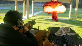 MOSIN NAGANT VS BLACK POWDER!!