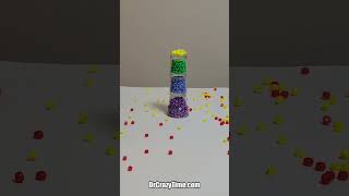 Rainbow Colored Bead Tower