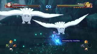 Sakura Haruno (The Last) Vs Deidara (Reanimation) | Naruto Ultimate Ninja Storm 4