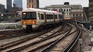 Trains at London Bridge 31/12/18