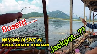 DILUAR DUGAAN.DI SPOT INI BANYAK JACKPOT - MANCING CIRATA