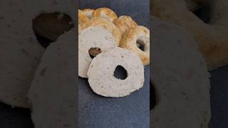 Bagels selbst gemacht mit wenig Hefe, superlecker, Brötchen backen #brötchen #brotbacken #brot