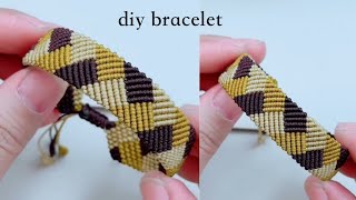 how to make an adjustable bracelet｜handmade bracelets for boys｜cool friendship bracelet patterns｜diy