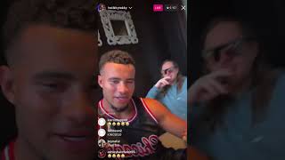 General G smokes weed and gets high for the first time on Instagram Live!!