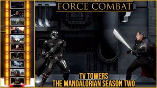 FORCE COMBAT STAR WARS FIGHTING GAME: TV TOWERS THE MANDALORIAN (SEASON TWO)