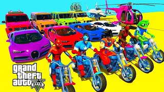 Spider-Man and the Hulk: GTA V Adventure -The Ultimate Superhero Race