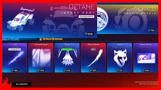 The TITANIUM WHITE OCTANE Is in The Item Shop! [Rocket League]