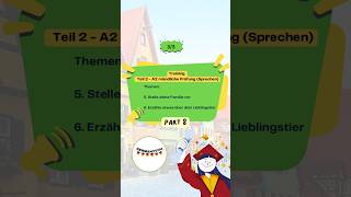 Part 8 - Training (3/3) Teil 2- DeutschA2mündliche Prüfung #german2you #learngerman #deutschlernen