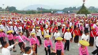 Water festival in Xincheng town, Yingjiang district, Yunnan, China