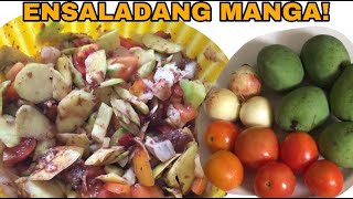 ENSALADANG MANGA NA PANG SAWSAWAN | #GreenMango #HilawNaMangga #EmsaladaMangga #ManggaAtBagoong