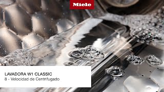 (8) Velocidad de centrifugado | Miele W1