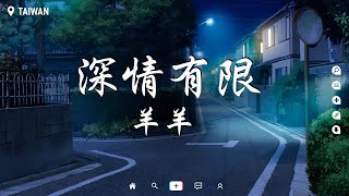 羊羊 - 深情有限【動態歌詞/Pinyin Lyrics】『原來我從不是你想要，全力奔赴的終點。』