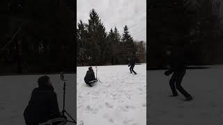 Snowball fight ⛄️📸 #photography