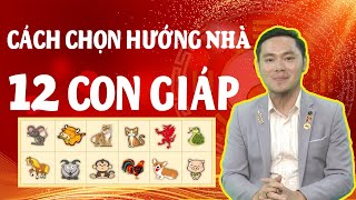 Chọn hướng nhà tài lộc cho 12 con giáp