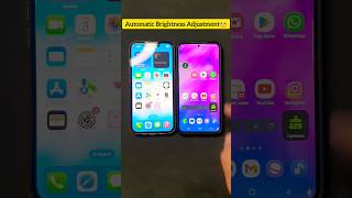 iPhome 13 vs Samsung s23 Automatic Brightness Adjustment😈#shorts #ytshorts