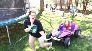 SHE TRIED TO RUN ME OVER!