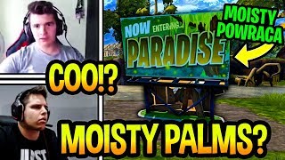 STREAMERZY REAGUJĄ NA *NOWE* MOISTY PALMS W SEZONIE 10 FORTNITE!