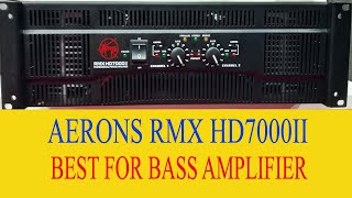 AERONS RMX HD7000II || OUR LATEST  POWER AMPLIFIER