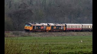 Springtime Hoovering in Devon.. 50007 Hercules and 50049 Defiance.. 26/03/2022